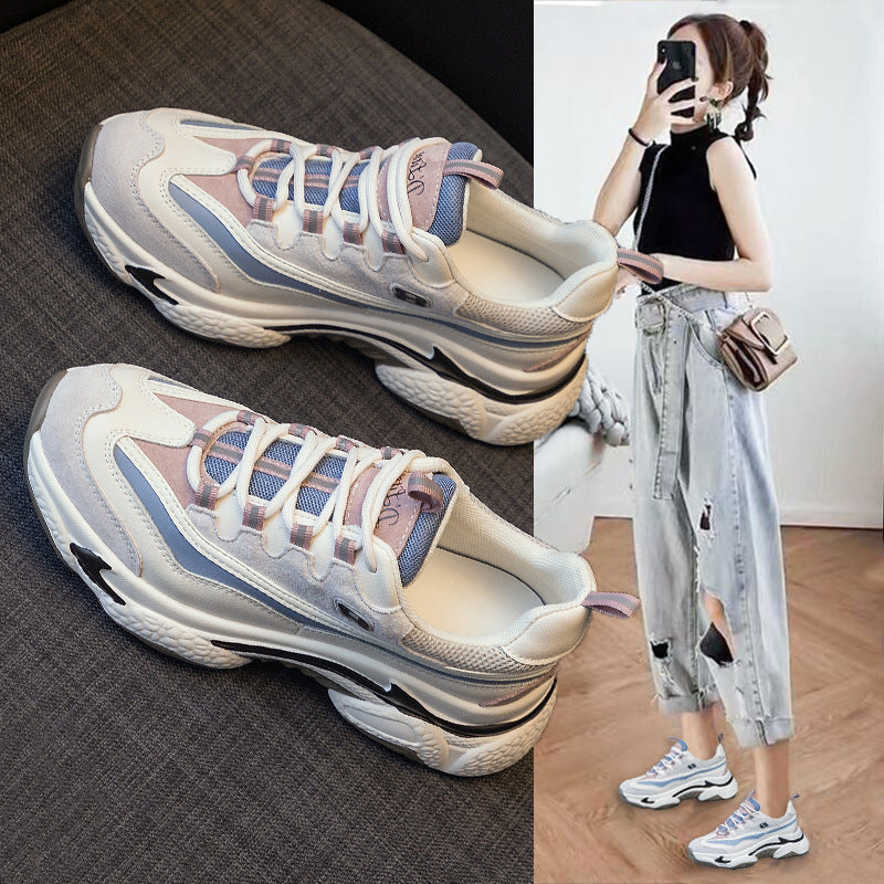 Flat-Platform Breathable Cosy Trendy Sneakers For Women