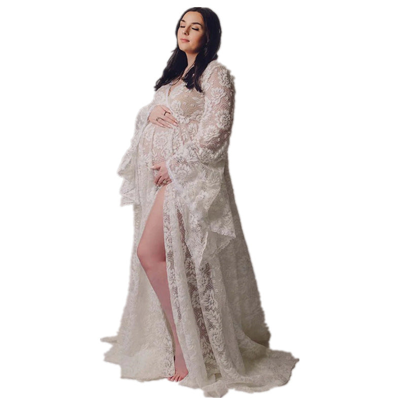 Fashion Maternity Lace Dress
