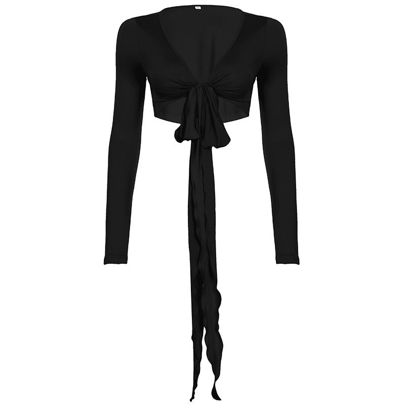 Pure Desire V-Neck Short Blouse