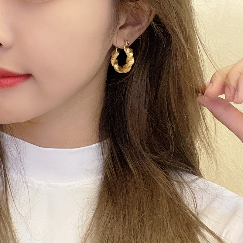 Women's High-end Ring Hoop Earrings