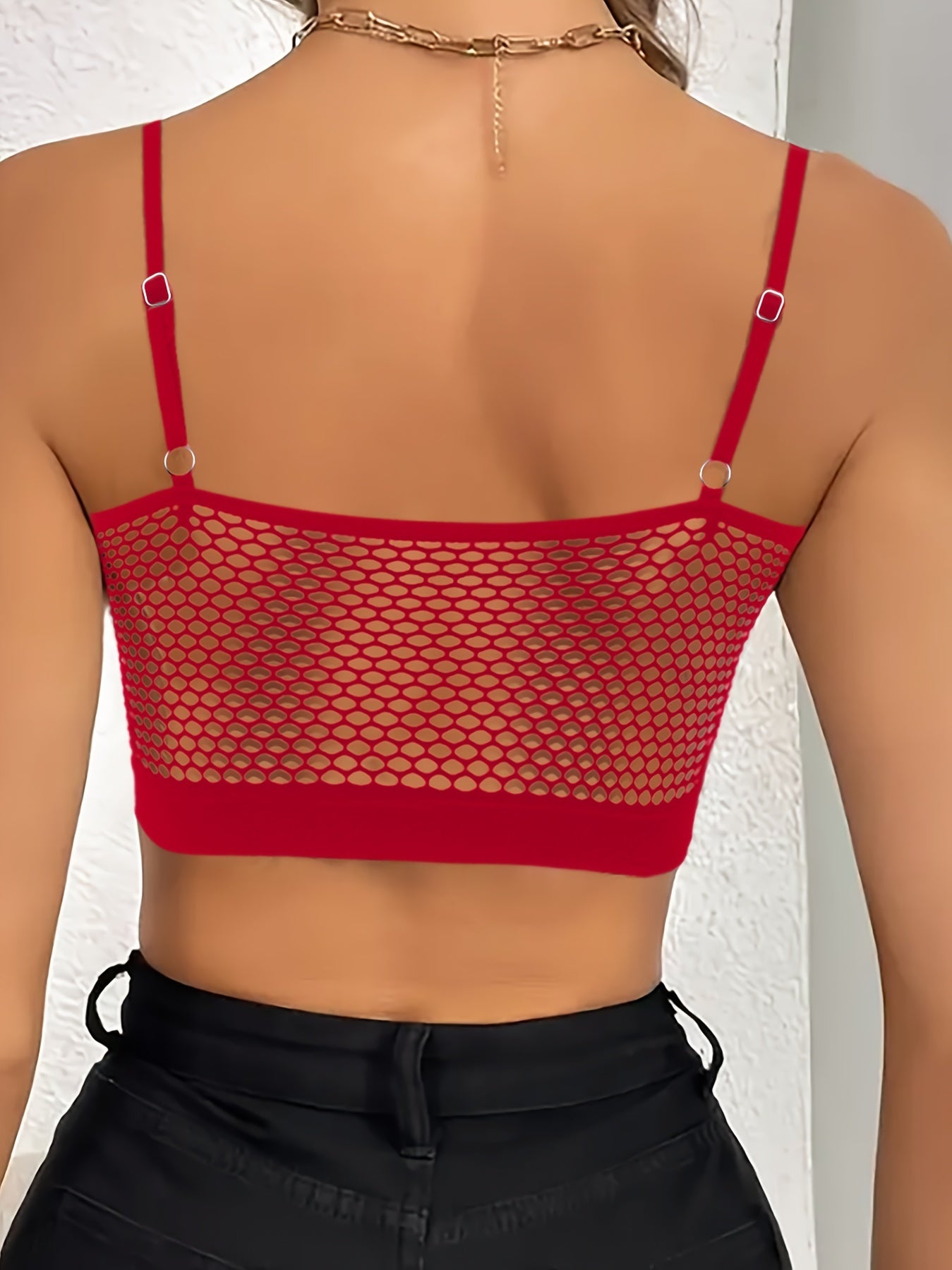 Solid Hollow-Out Bralette