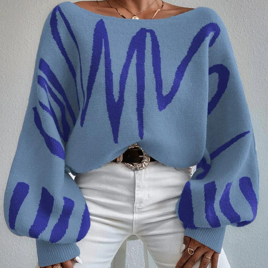 Loose Pullover Knittied Sweater