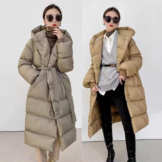 Long Down Jacket For Women