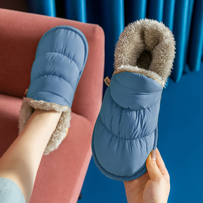 Thick Non-Slip Warm Cotton Slippers For Women