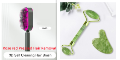 Self-Cleaning Hair Brush