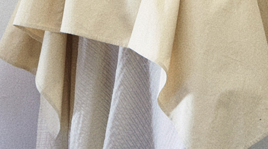 Folding Double-layer Tube Top Dress