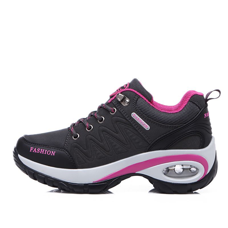 Women's Winter Sneakers -  Air-Cushion Design Platform Shoes