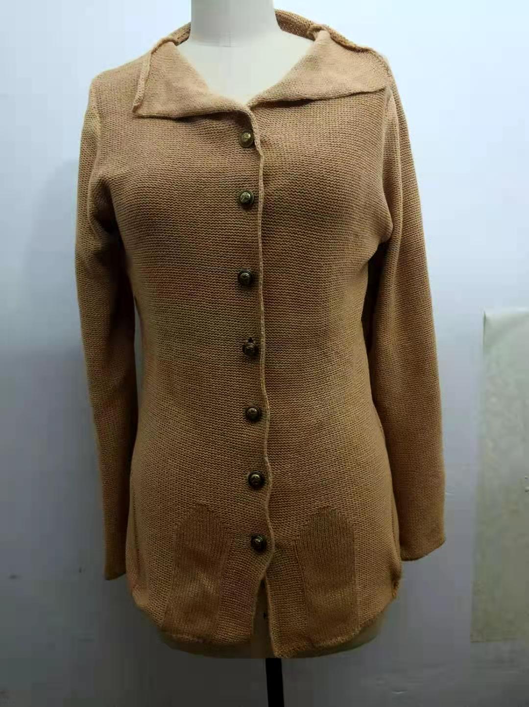 Slim Single-Breasted Short Retro Cardigan Coat