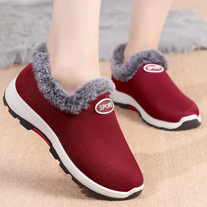 Women's Wear-Resistant Soft-Soled Winter Cotton Shoes