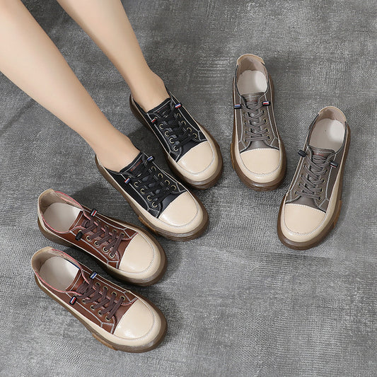 Tendon Soft-Sole Non-Slip Retro Female Casual Shoes