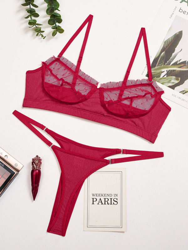 Lace Mesh Camisole Lingerie