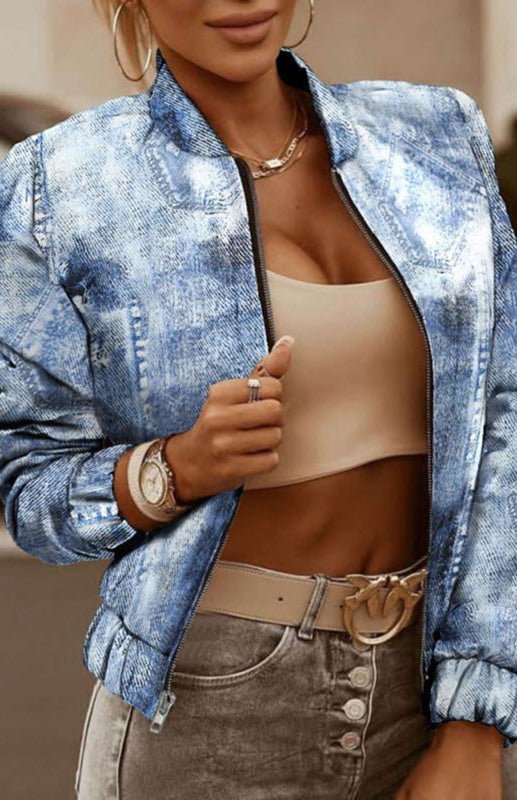 Women's Zipper Small Jacket