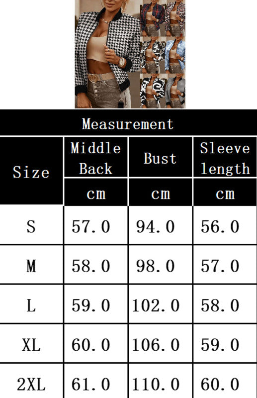 Women's Zipper Small Jacket