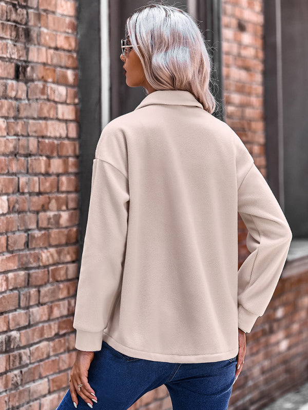 Women's Patchwork Loose Coat