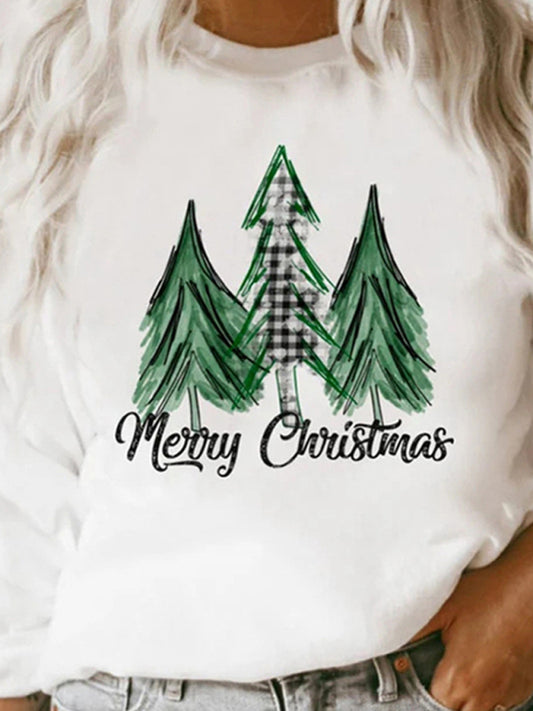 Women's Christmas Graphic Print Sweatshirt