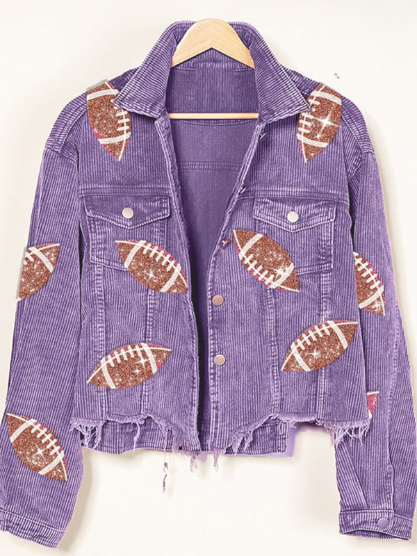 Short Corduroy Rugby Jacket