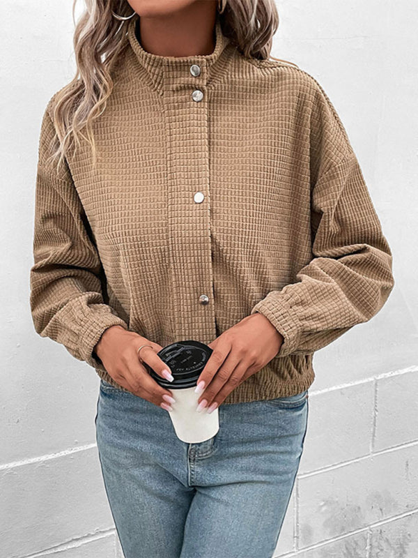 New Ladies' Corduroy Long-Sleeve Jacket