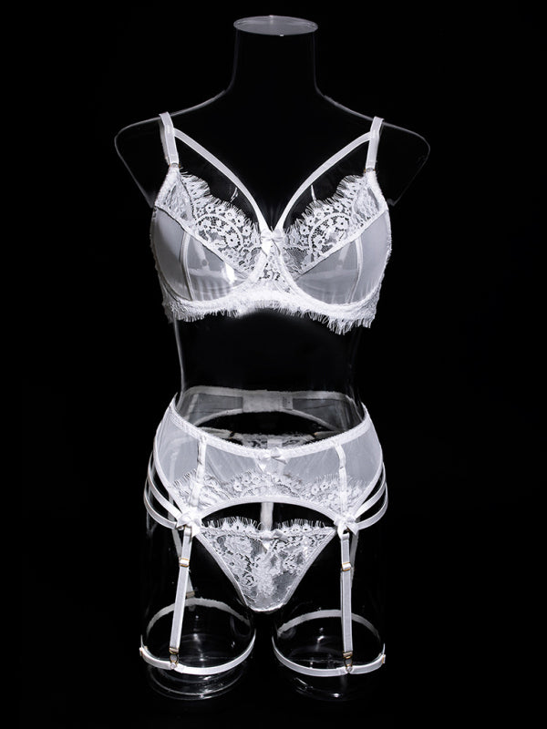 Lace Trimmed Lingerie Set