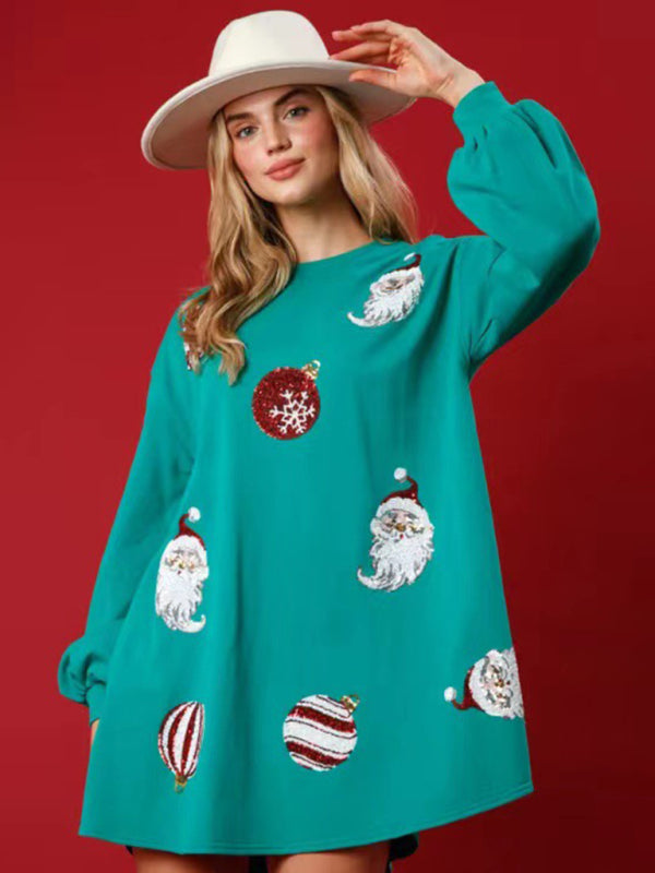 Christmas Ball Sequin Sweatshirt