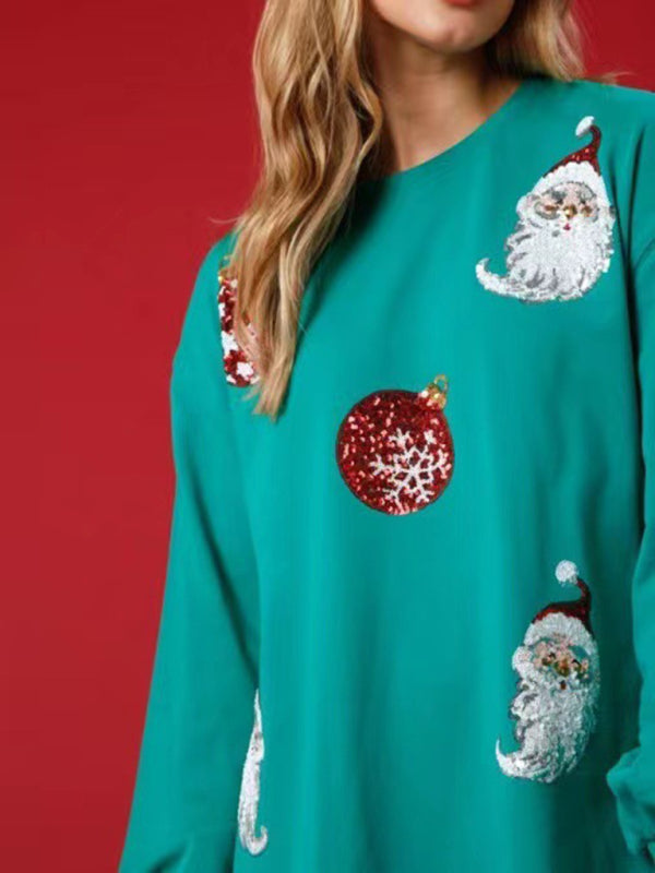 Christmas Ball Sequin Sweatshirt