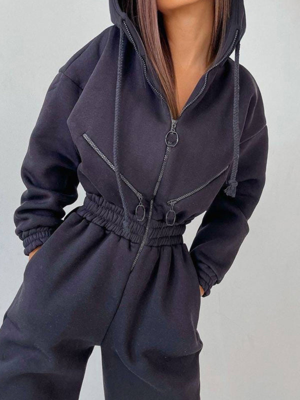 Stylish New Women's Zip-Up Casual Tracksuit