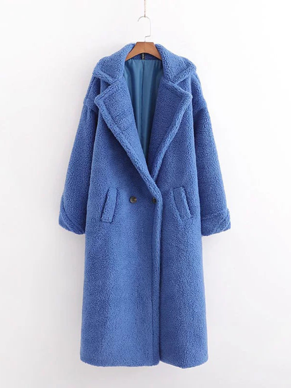 Women's Warm Loose Lambswool Jacket