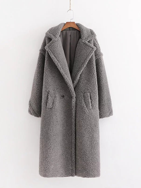 Women's Warm Loose Lambswool Jacket