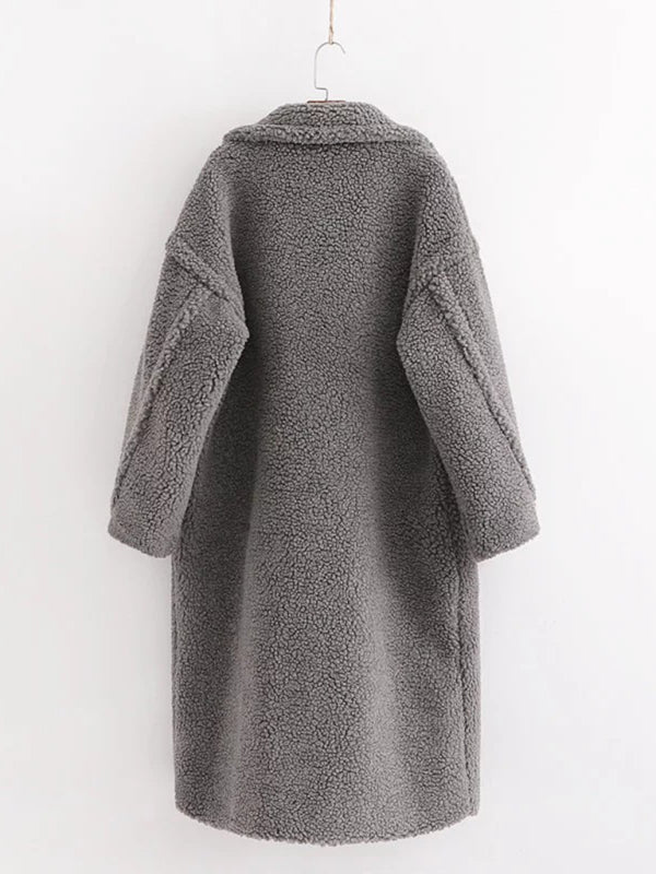 Women's Warm Loose Lambswool Jacket