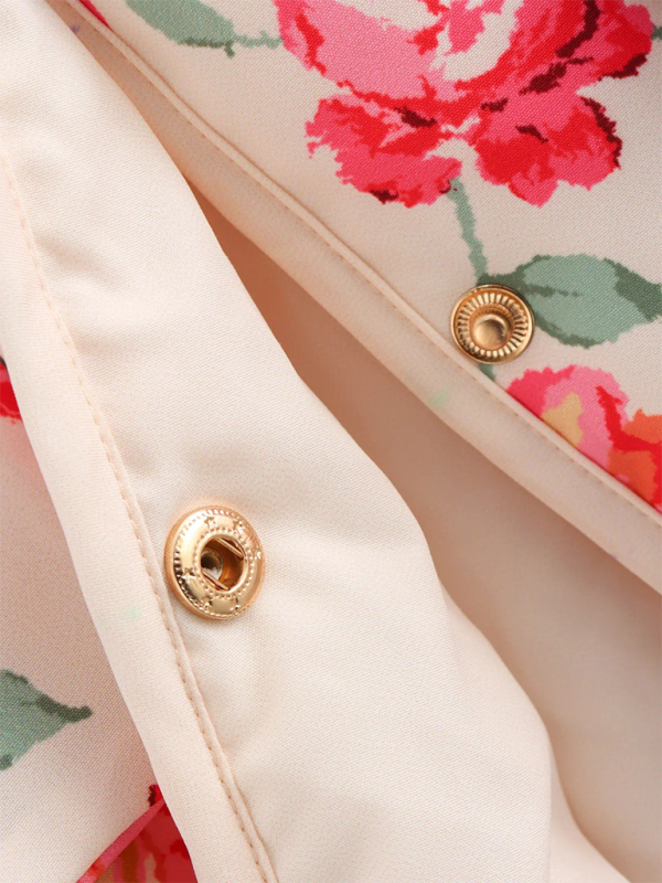 Floral Print Cotton Jacket