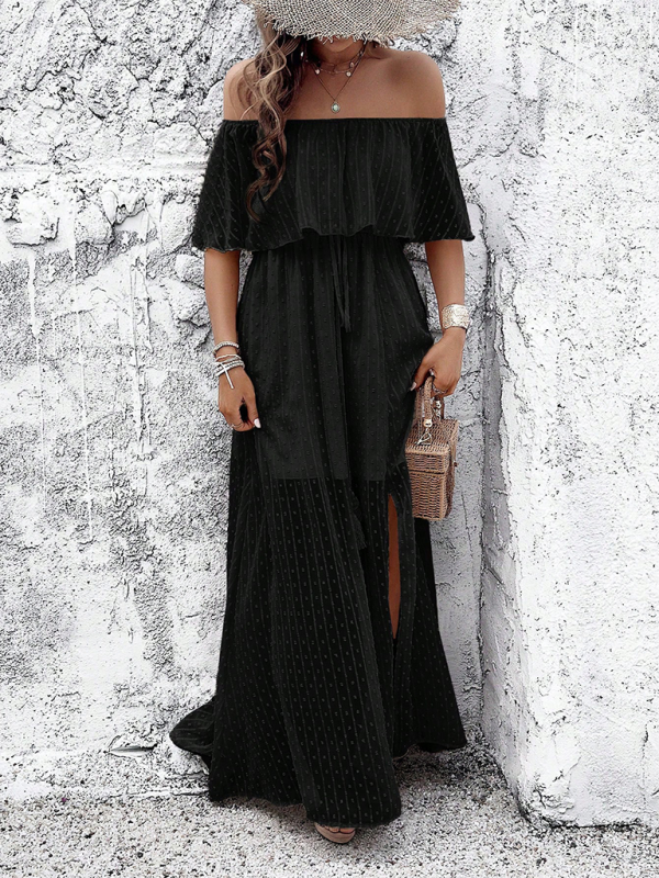 New Elegant Slit-Thigh Dress