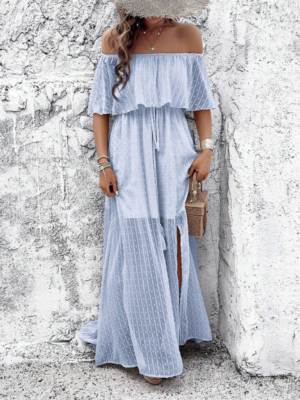New Elegant Slit-Thigh Dress