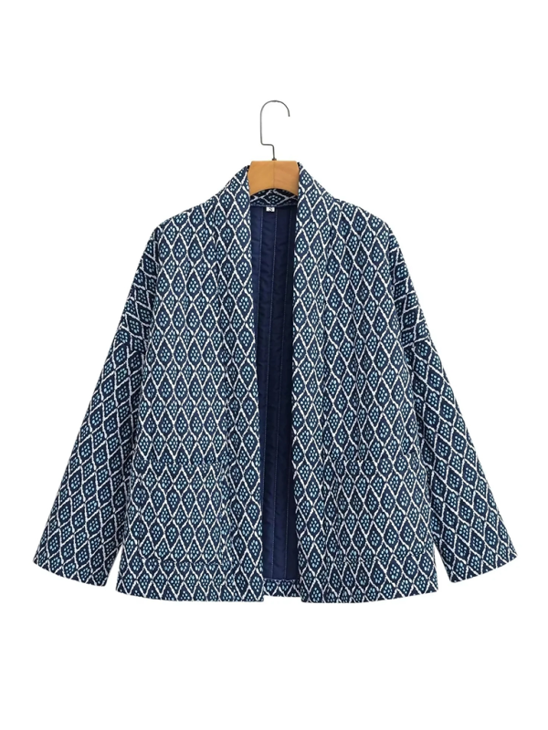 Ethnic-Style Quilted Jacket