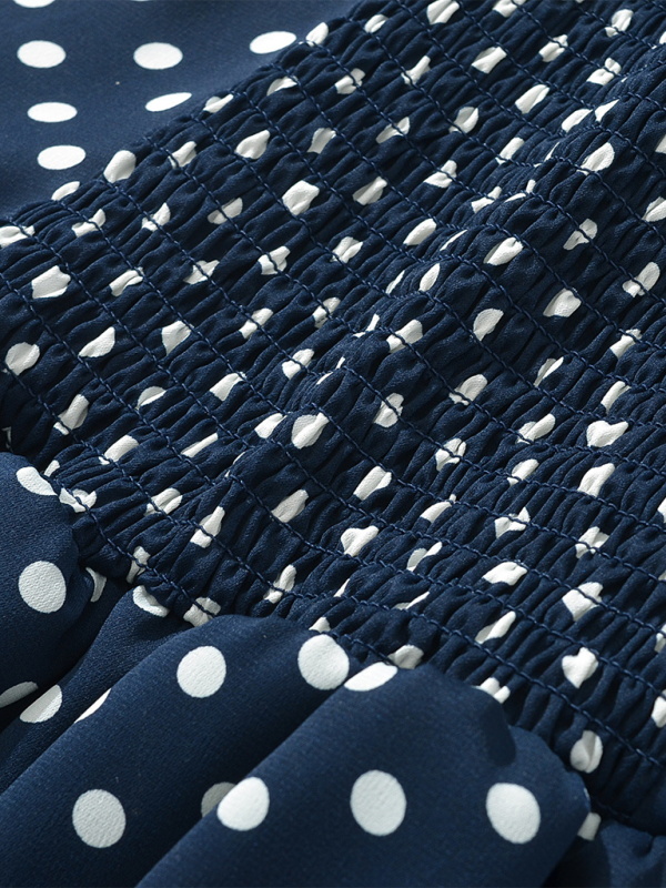 Polka Dot Print Slip Dress