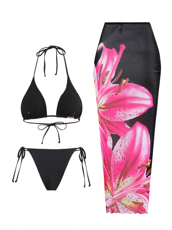 Retro Tropical Three-Piece Beach Set