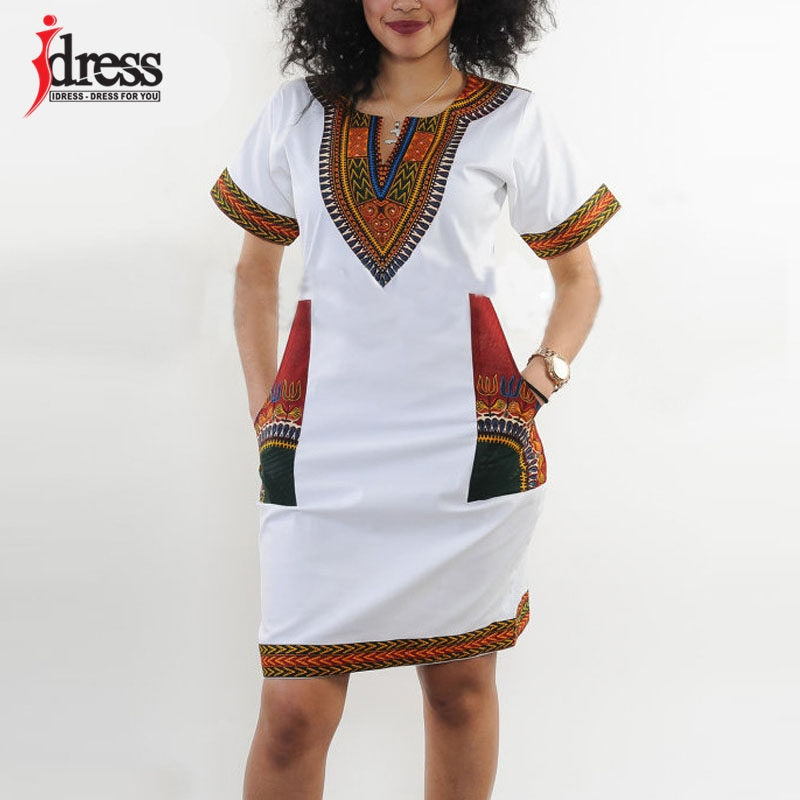 Vintage African Print Dress