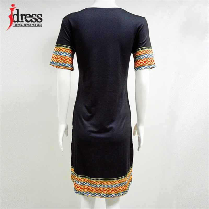 Vintage African Print Dress